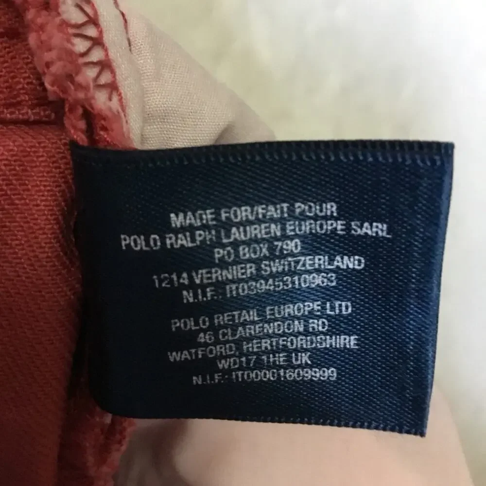 Ralph Lauren Girl Red-Orange Skinny Jeans